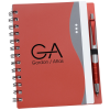 View the Bellevue Spiral Notebook with Stylus Pen