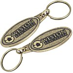 Econo Metal Keychain - Oval