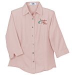 Easy-Care 3/4 Sleeve French Twill Shirt - Ladies' - Closeout