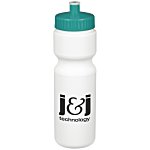 Value Bottle with Push Pull Lid - 28 oz. - White