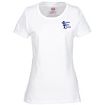 Fruit of the Loom HD T-Shirt - Ladies' - Screen - White