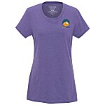 Bodie Heathered Blend Tee - Ladies' - Embroidered
