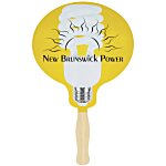 Hand Fan - Lightbulb - Full Colour