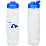 Refresh Clutch Water Bottle with Flip Lid - 28 oz. - Clear