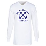 M&O Gold Soft Touch LS T-Shirt - Men's - White - Screen
