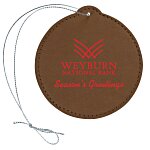 Leatherette Ornament - Round