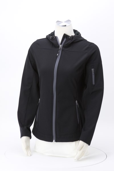 4imprint.ca: Coal Harbour Essential Hooded Soft Shell Jacket - Ladies ...