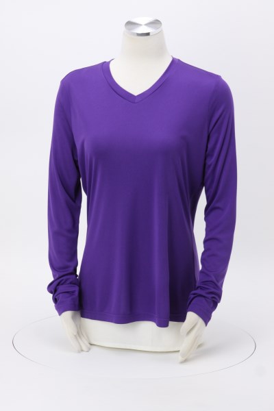 4imprint.ca: Zone Performance Long Sleeve Tee - Ladies' - Screen ...