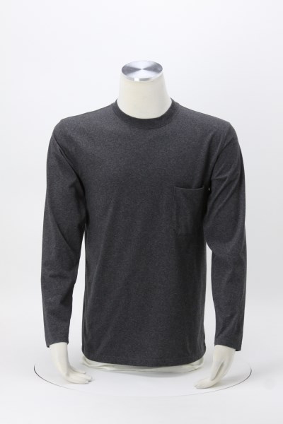 4imprint.ca: Dri-Balance Blend Pocket Long Sleeve T-Shirt - Men's ...
