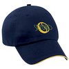 View Image 1 of 3 of Brushed Cotton Twill Sandwich Cap - Solid