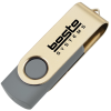 View Image 1 of 3 of USB Swing Drive - Gold - 4GB