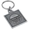 View Image 1 of 3 of Econo Metal Keychain - Square