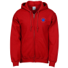 View Image 1 of 2 of Gildan 50/50 Full-Zip Hooded Sweatshirt - Embroidered