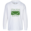 View Image 1 of 2 of Gildan Ultra Cotton LS T-Shirt - Youth - Screen - White