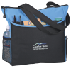 View Image 1 of 2 of Two-Tone Tote Bag - Embroidered