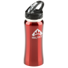 View Image 1 of 3 of Clear Spout Stainless Steel Bottle - 16 oz.