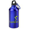 View Image 1 of 3 of Aluminum Water Bottle with Carabiner - 16 oz. - 24 hr