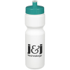 View Image 1 of 2 of Value Bottle with Push Pull Lid - 28 oz. - White