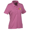 View Image 1 of 2 of Vansport Micro-Melange Polo - Ladies' - Closeout