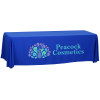 View the Serged Open-Back Polyester Table Throw - 8'