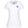 View Image 1 of 2 of Fruit of the Loom HD T-Shirt - Ladies' - Screen - White