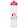 View Image 1 of 2 of Refresh Cyclone Water Bottle - 24 oz. - Clear