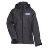 View Image 1 of 3 of Bryce Insulated Hooded Soft Shell Jacket - Ladies'