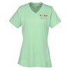 View Image 1 of 3 of Boston V-Neck Training Tech Tee - Ladies' - Embroidered