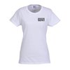 View Image 1 of 2 of Gildan Heavy Cotton T-Shirt - Ladies' - Screen - White