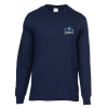 View Image 1 of 3 of Gildan Heavy Cotton LS T-Shirt - Men's - Embroidered - Colours