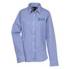 View Image 1 of 3 of Quinlan Checked Dress Shirt - Ladies'