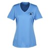 View Image 1 of 3 of Pro Team Moisture Wicking V-Neck Tee - Ladies' - Screen