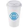 View Image 1 of 2 of Paper Hot/Cold Cup - 16 oz. with Traveler Lid