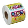View Image 1 of 2 of Super Kid Sticker Roll - Smiley Faces