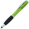 View Image 1 of 6 of Curvy Stylus Pen with Flashlight
