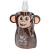 View Image 1 of 2 of Paws and Claws Foldable Bottle - 12 oz. - Monkey