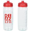 View Image 1 of 3 of Refresh Clutch Water Bottle - 20 oz. - Clear