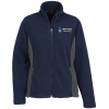 View Image 1 of 3 of Crossland Colourblock Fleece Jacket - Ladies' - 24 hr
