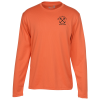 View Image 1 of 3 of Popcorn Knit Performance Long Sleeve Tee - Men's - Screen