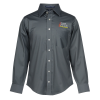 View Image 1 of 2 of Crown Collection Solid Stretch Twill Shirt - Men's