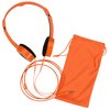 View Image 1 of 3 of Fold Up Headphones with Pouch - Closeout