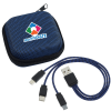View Image 1 of 5 of Textured 3-in-1 Charging Cable