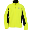 View Image 1 of 2 of Crossland Colourblock Soft Shell Jacket - Men's