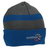 View Image 1 of 2 of Two-Tone Cuffed Toque - 24 hr