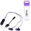 View Image 1 of 3 of Bluetooth Ear Buds with Colour Top Case