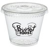 View Image 1 of 2 of Compostable Clear Cup with Straw Slotted Lid - 9 oz.