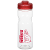 View Image 1 of 3 of Refresh Camber Water Bottle with Flip Lid - 20 oz. - Clear