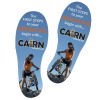 View Image 1 of 3 of Surface Grip Indoor Removable Graphics - Footprints