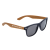 View Image 1 of 3 of Wood Grain Beach Sunglasses - Sides