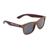 View Image 1 of 3 of Wood Grain Beach Sunglasses - Front